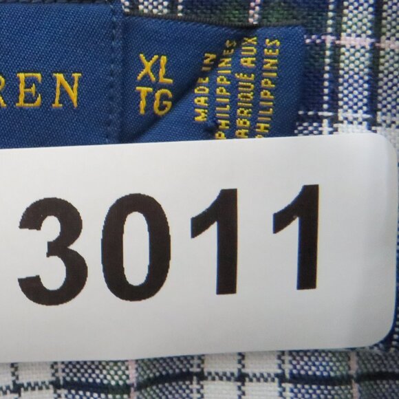 Ralph Lauren* Men's Long Sleeve Button Down Curved Hem Classic Fit Shirt~ XL - Picture 4 of 13